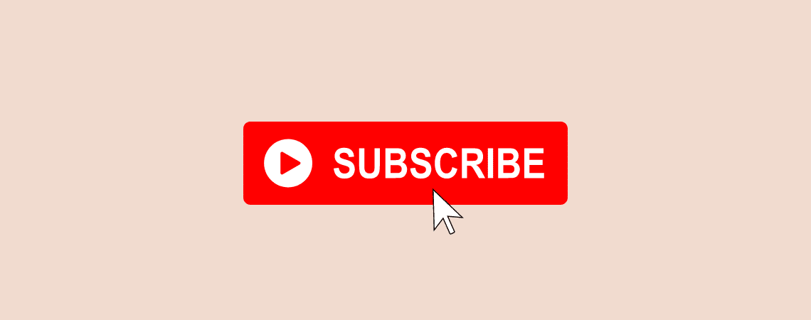 Example usage of YouTube Subscribe Button