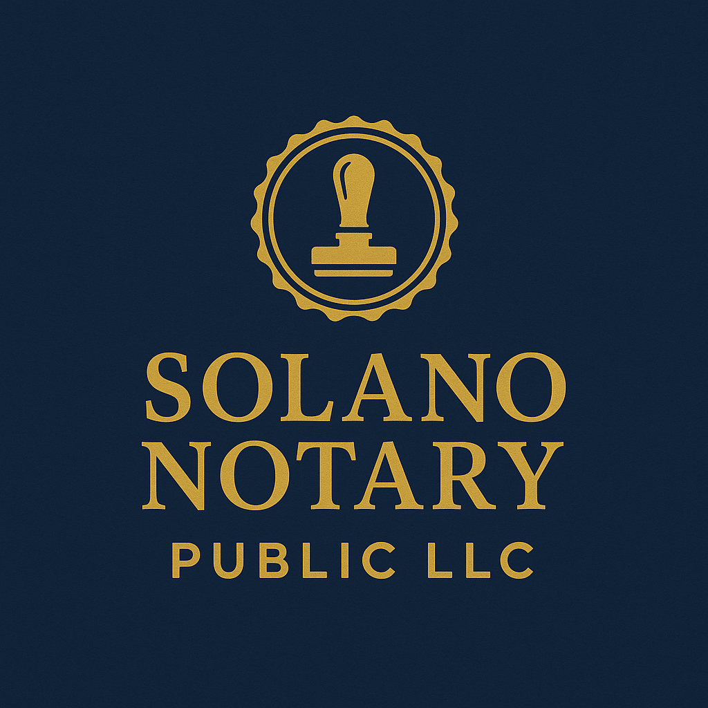 Solano Notary Public - Mobile Notary Services