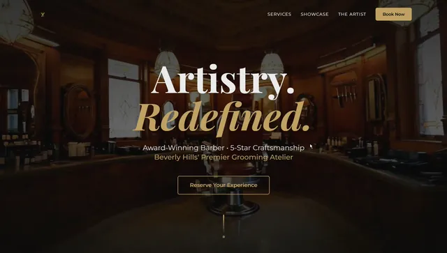 Local Business Website Example