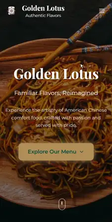 Restaurant Website Examplemobile